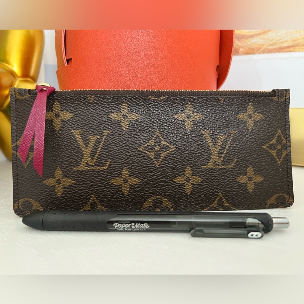 LOUIS VUITTON Monogram Canvas Josephine Wallet Zip Bill Insert (only)